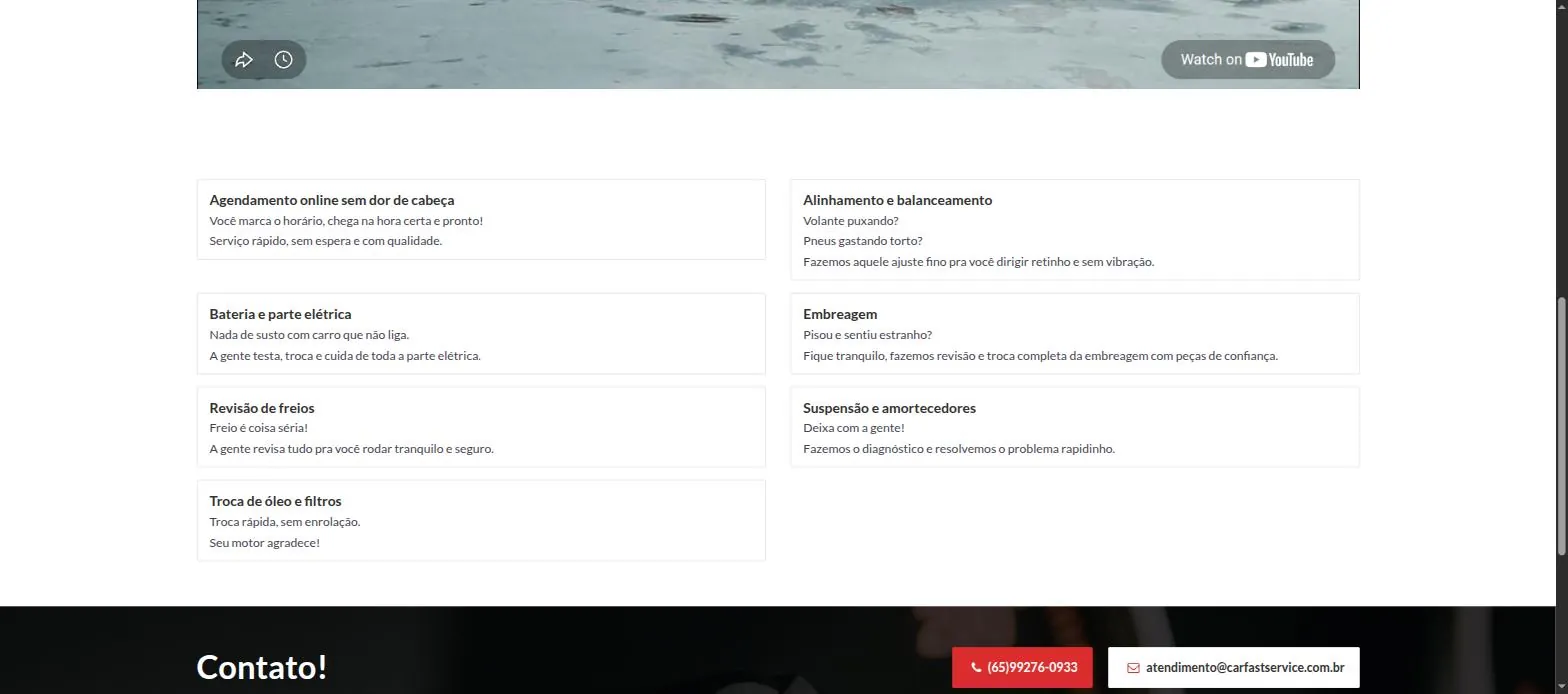 CarFast — 01 — Nossos serviços